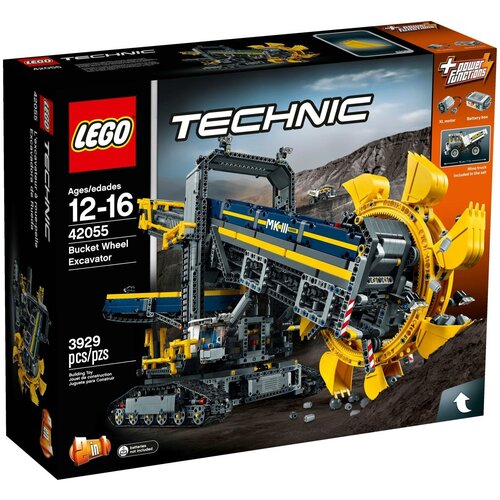 Конструктор LEGO Technic 42055 Роторный экскаватор, 3929 дет.