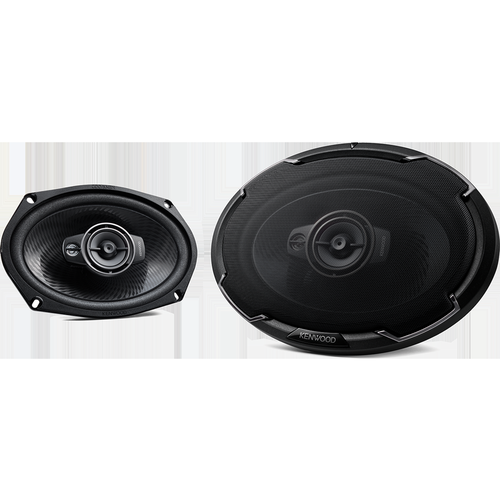 Автоакустика широкополосная Kenwood 550Вт 88дБ 4Ом 16x23см (6x9дюйм) (ком:2кол.) коаксиальные трехполосные