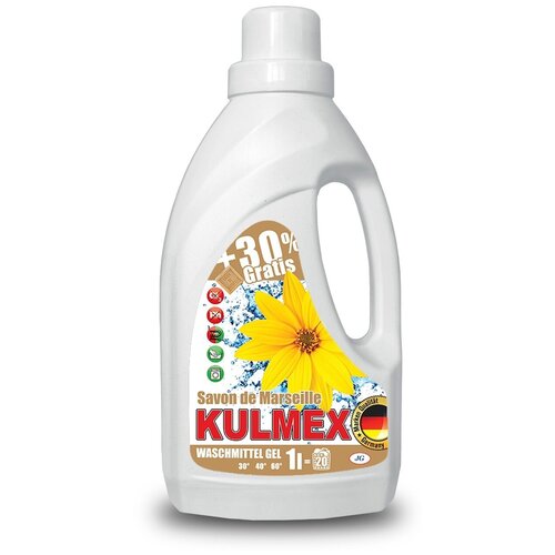 Гель для стирки Kulmex Savon de Marseille, 1 л, бутылка