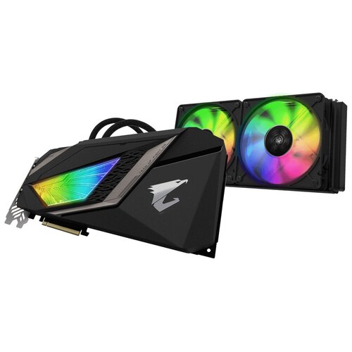Видеокарта Gigabyte AORUS GeForce RTX 2080 Ti Xtreme Waterforce 11GB GV-N208TAORUSX W-11GC 7240000₽