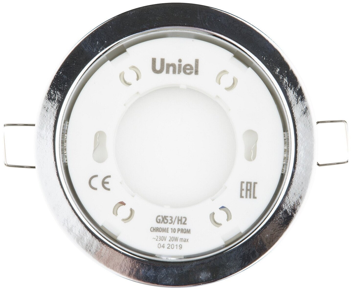 Типы/Светильники/Встраиваемые Uniel Встраиваемый светильник Uniel GX53/H2 Chrome 10 Prom UL-00005052