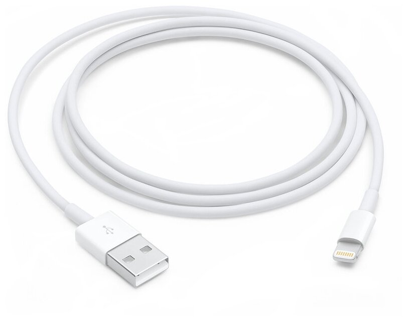 Кабель Apple USB-Lightning 1m MXLY2ZM/A, белый