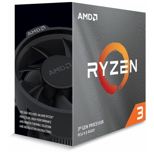 Процессор AMD Ryzen 3 3100 OEM Socket AM4, 4-ядерный, 3600 МГц, Turbo: 3900 МГц, Matisse, Кэш L2 - 2 Мб, Кэш L3 - 16 Мб, 7 нм, 65 Вт (100-000000284)