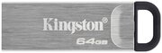 Флеш Диск Kingston 64Gb DataTraveler Kyson USB Type-A, metal case, silver (DTKN/64GB)