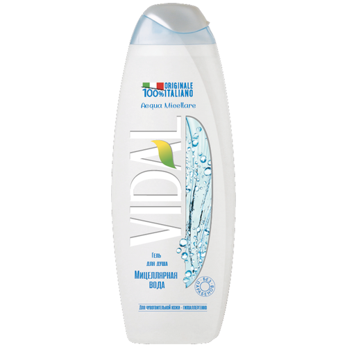 Гель для душа Vidal Acqua Micellare, 500 мл