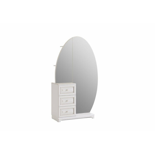 Шкаф-зеркало Мебельсон Белла комбинированный 105х43х176 см