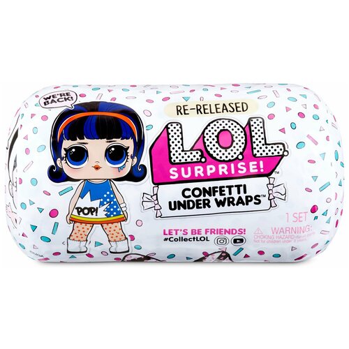 Купить MGA Entertainment Кукла капсула-сюрприз LOL Confetti Present Surprise Перевыпуск 4 серии Under Wraps 571476 MGA Entertainment