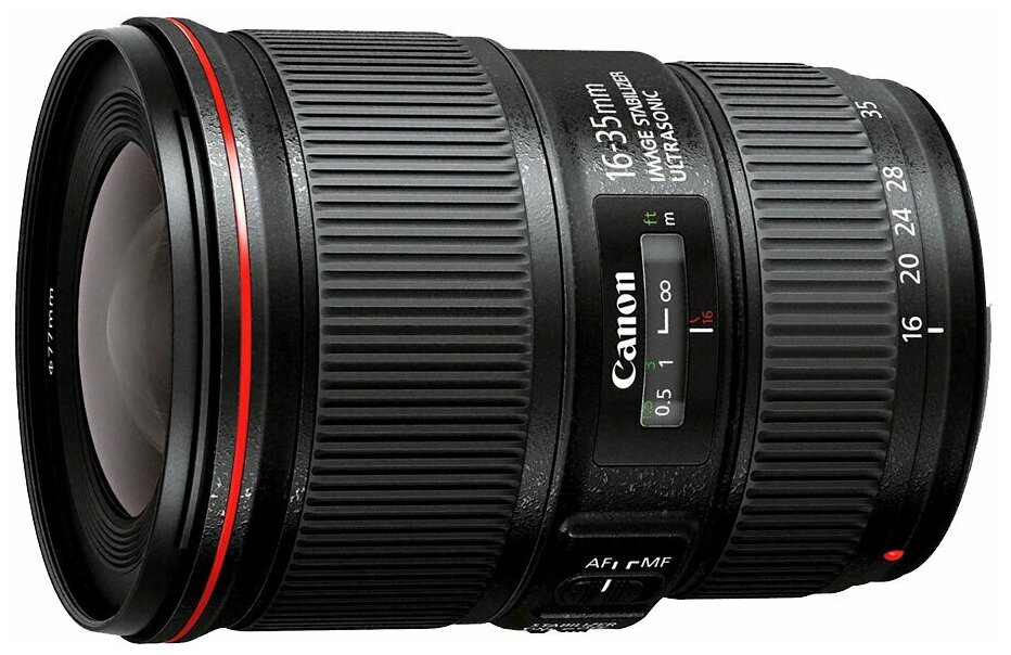 Объектив Canon EF 16-35mm f/4L IS USM, черный