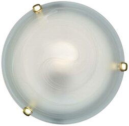Настенно-потолочный светильник Сонекс DUNA 153/K золото, E27, 120 Вт, цвет арматуры: золотой, цвет плафона: белый