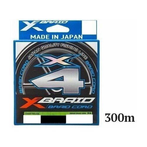 Шнур YGK X-Braid Braid Cord X4 300m #2.5