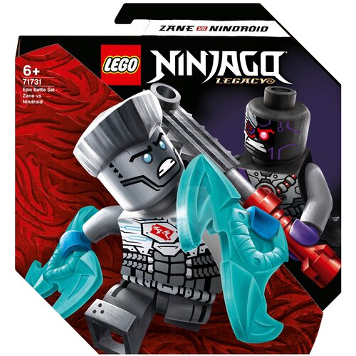 конструктор lego ninjago 71731 легендарные битвы зейн против ниндроида 57 дет Конструктор LEGO Ninjago 71731 Легендарные битвы: Зейн против Ниндроида, 57 дет.