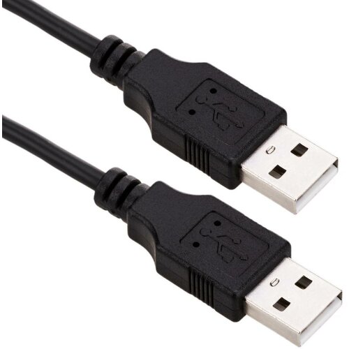 кабель kvm usb тип а male hdb15 male Кабель USB 2.0, 1 м Am -> Am, чёрный | ORIENT UC-110