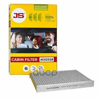 Фильтр салона JS Asakashi арт. AC0231B