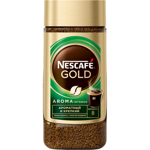 Кофе растворимый NESCAFE Gold Арома Интенс, 170г