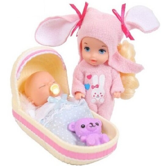 Игровой набор Abtoys A587 Baby Ardana Дома у сестрёнок, в спальне