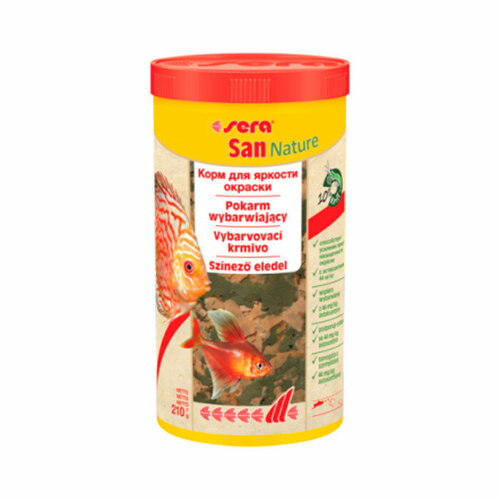 Sera Корм для рыб основной в хлопьях SAN NATURE 1000 мл 210 г 4254₽