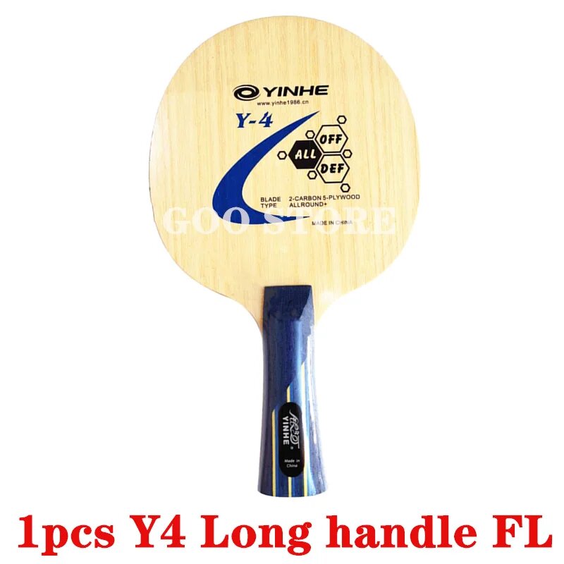 YINHE Y4 Карбон Лезвие для настольного тенниса, Long handle FL