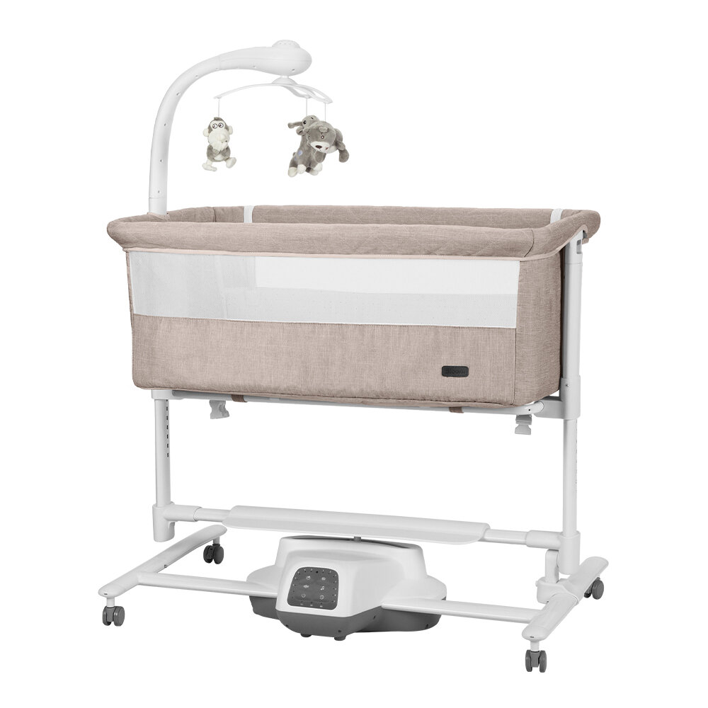 Прикроватная колыбель Carrello Bloom CRL-10304, цвет Cream Beige