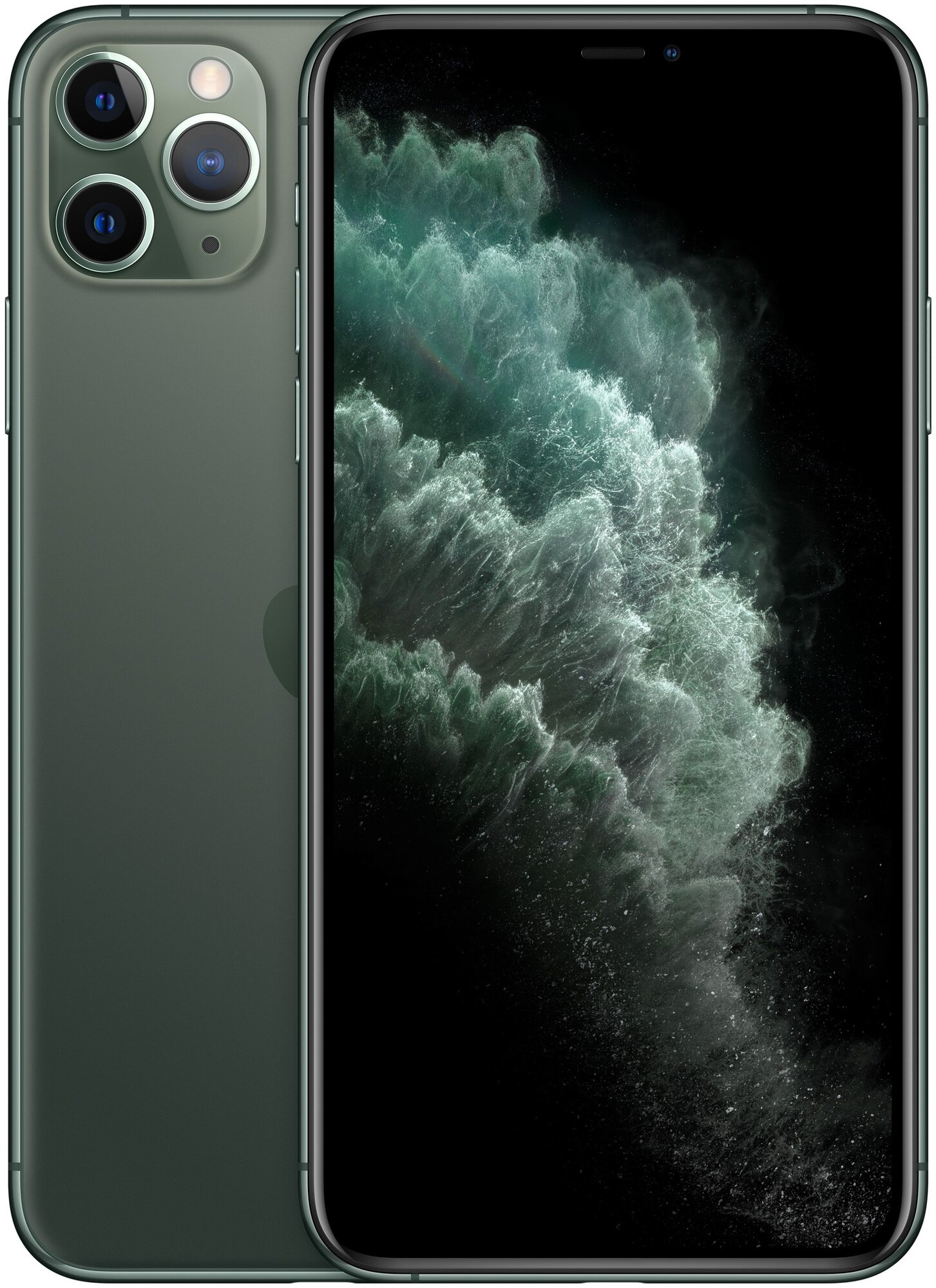 Смартфон Apple iPhone 11 Pro Max 64 ГБ RU, nano SIM+eSIM, темно-зеленый БУ (Как новый)