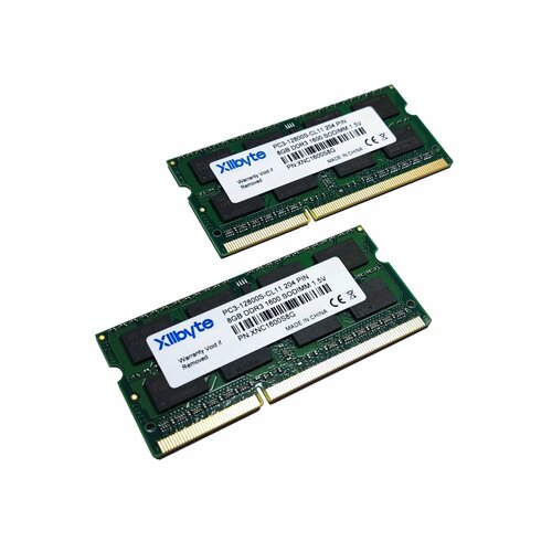 Комплект оперативной памяти Xllbyte DDR3 16 Gb 88 Gb 1600 MHz 15v для ноутбуков и моноблоков 2299₽