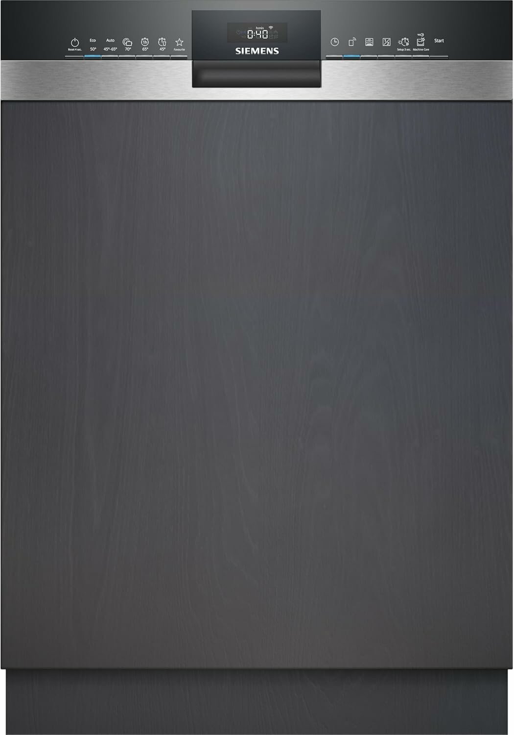 фото Встраиваемая посудомоечная машина Siemens SX53ES02CE, iQ300, 60 см, матовая сталь