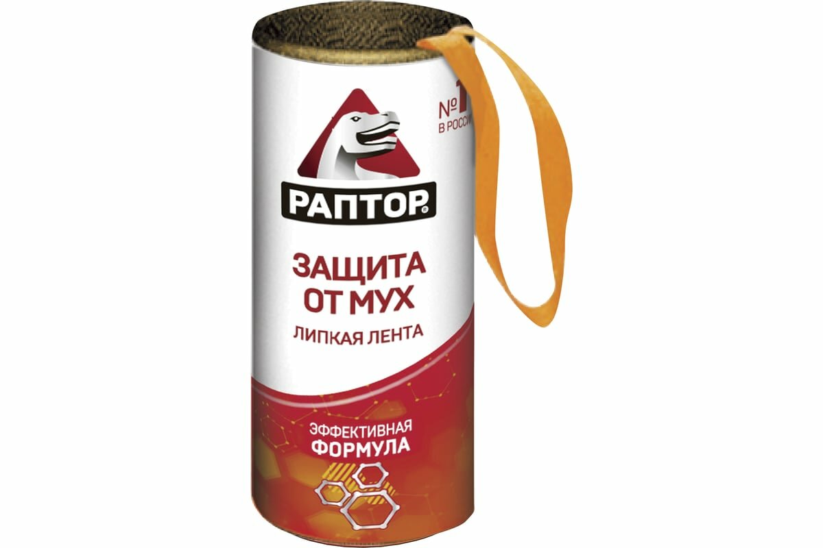 Штучная липкая лента от мух раптор 12645 G1004 2 упаковки