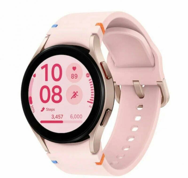 Умные часы Samsung Galaxy Watch FE, 40mm, WR50 (5 атм), Pink-Gold (Розовый/Золотой)