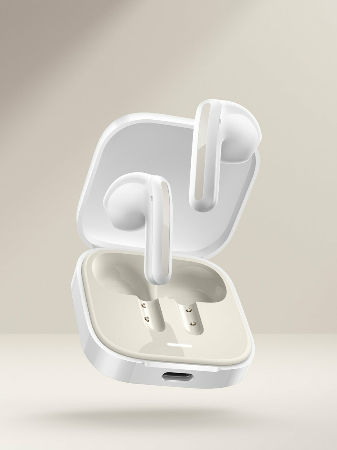Наушники Xiaomi Redmi Buds 6 Active, с шумоподавлением, Ростест(ЕАС), белый — фото 1