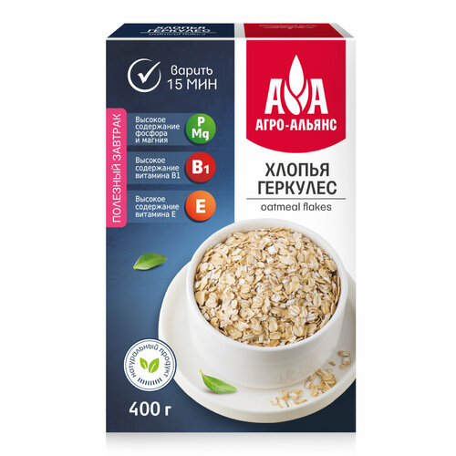 фото Агро-альянс геркулес традиционный, 400 г