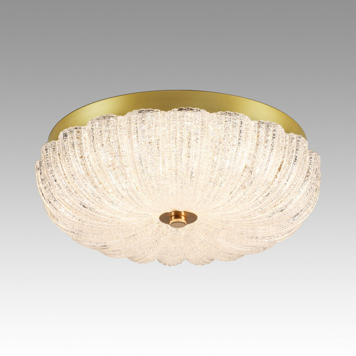 Светильник потолочный | SONEX | TESORO | Артикул: 7719/36L | LED | прозрачный/золотой | металл | IP20 | модерн