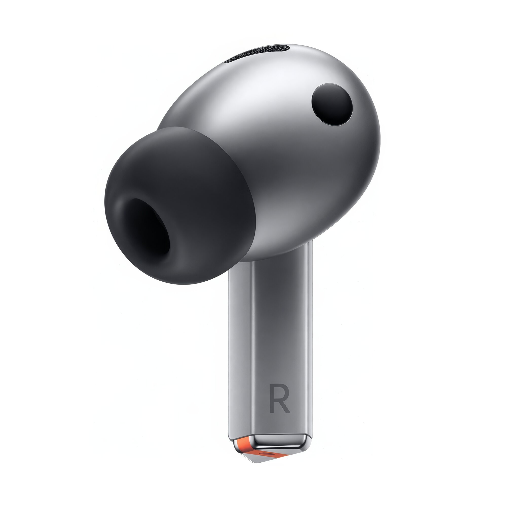 Правый наушник отдельно, для Samsung Galaxy buds 3 pro silver (R630), с амбушюрой "M"
