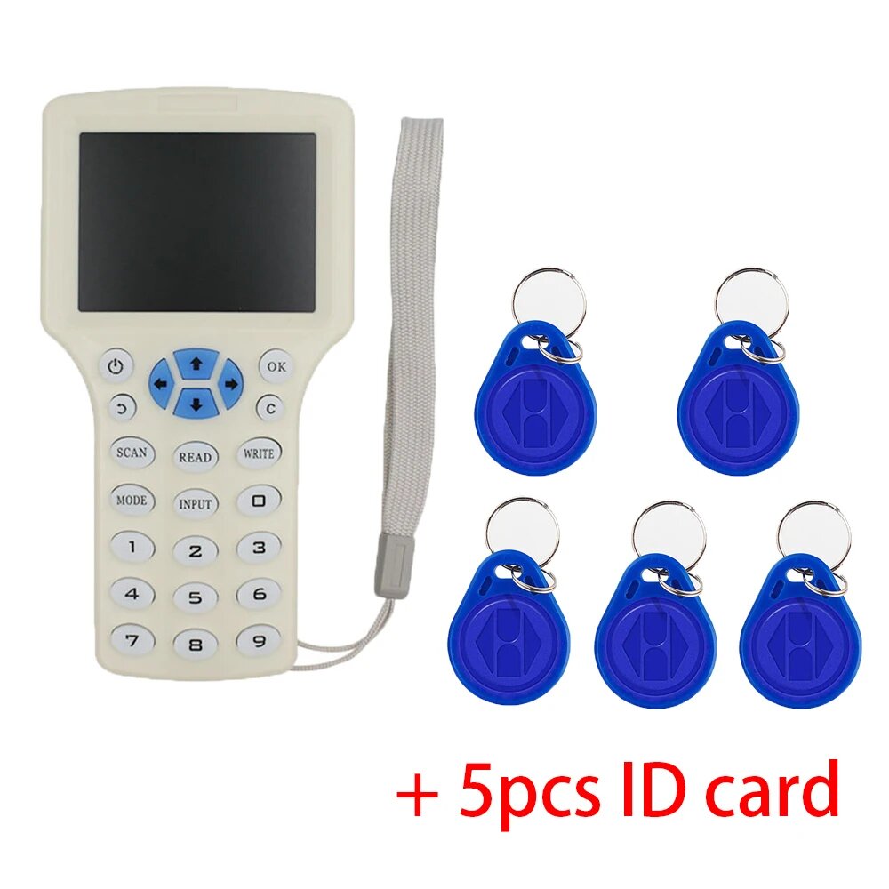 Kemei 10-частотный NFC-считыватель смарт-карт, with ID card