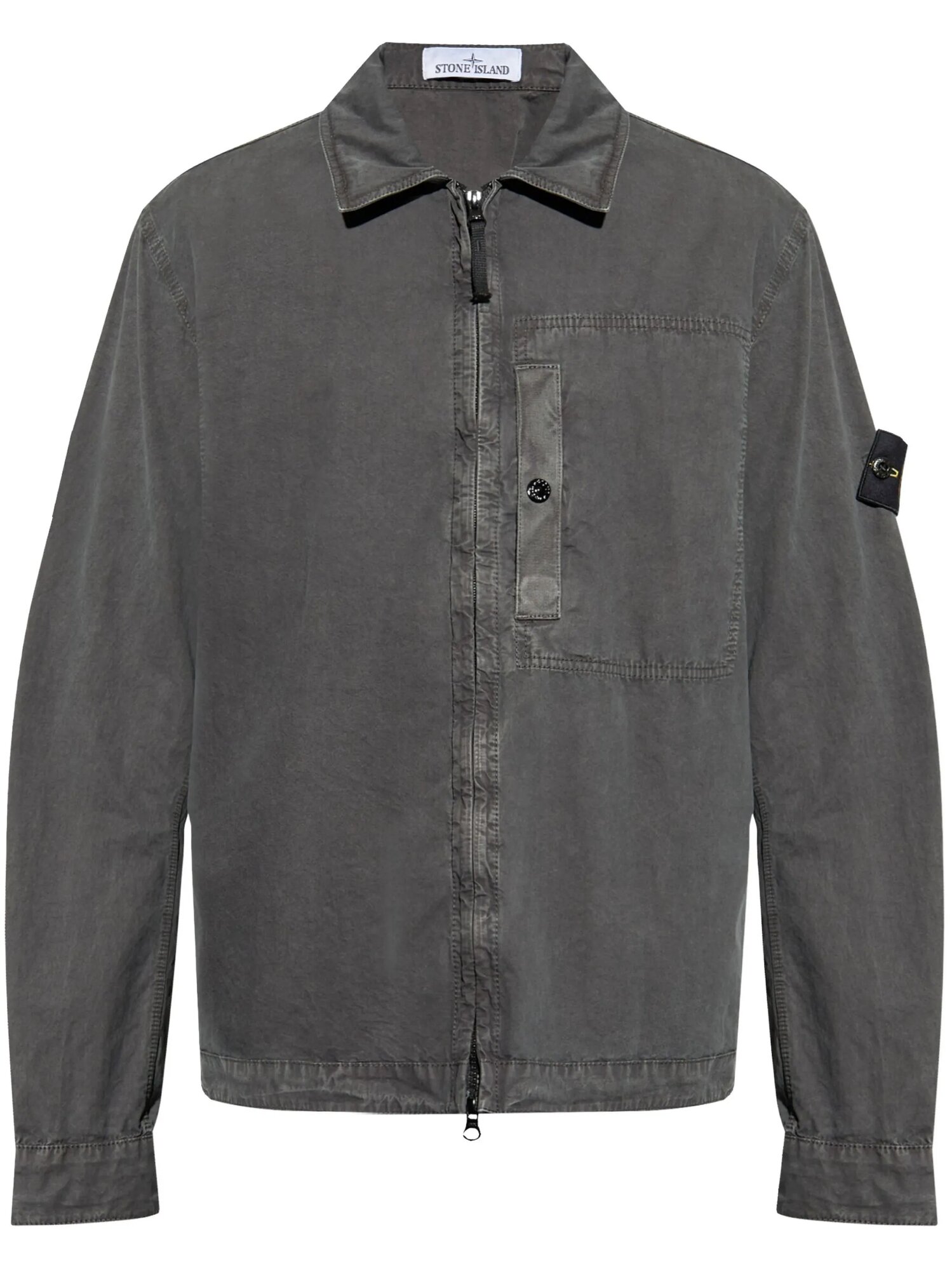 Рубашка Stone Island Compass, размер M, серый