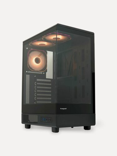 Изображение товара Корпус для ПК без БП HSPD F510 Black (F510-TGBK-ARGB), официальная гарантия