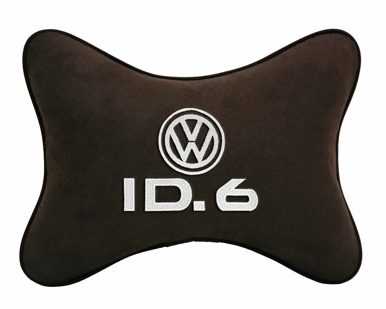 Подушка на подголовник коричневая алькантара VOLKSWAGEN ID6