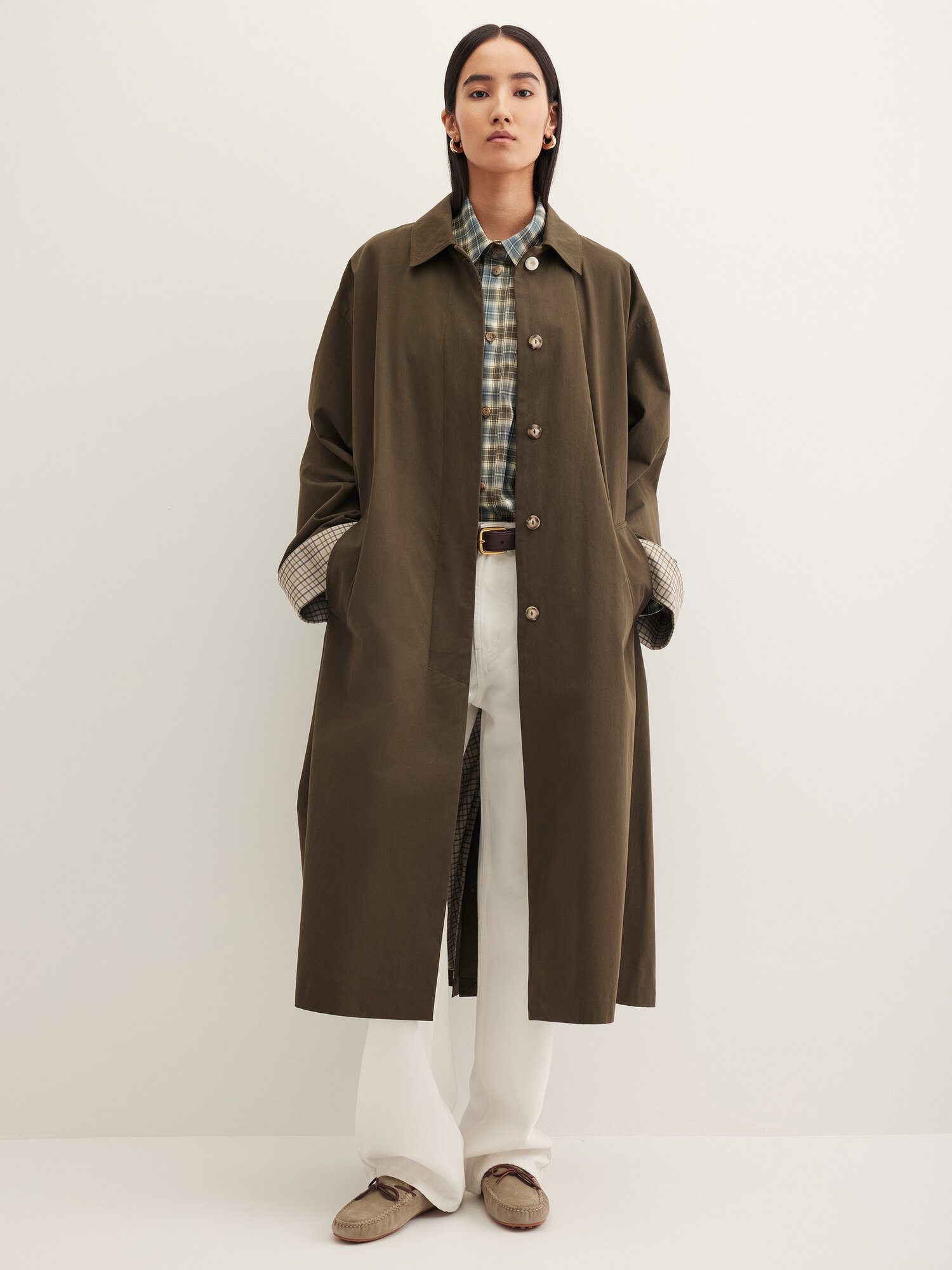 Тренчкот Chaika, размер L, хаки — фото 1