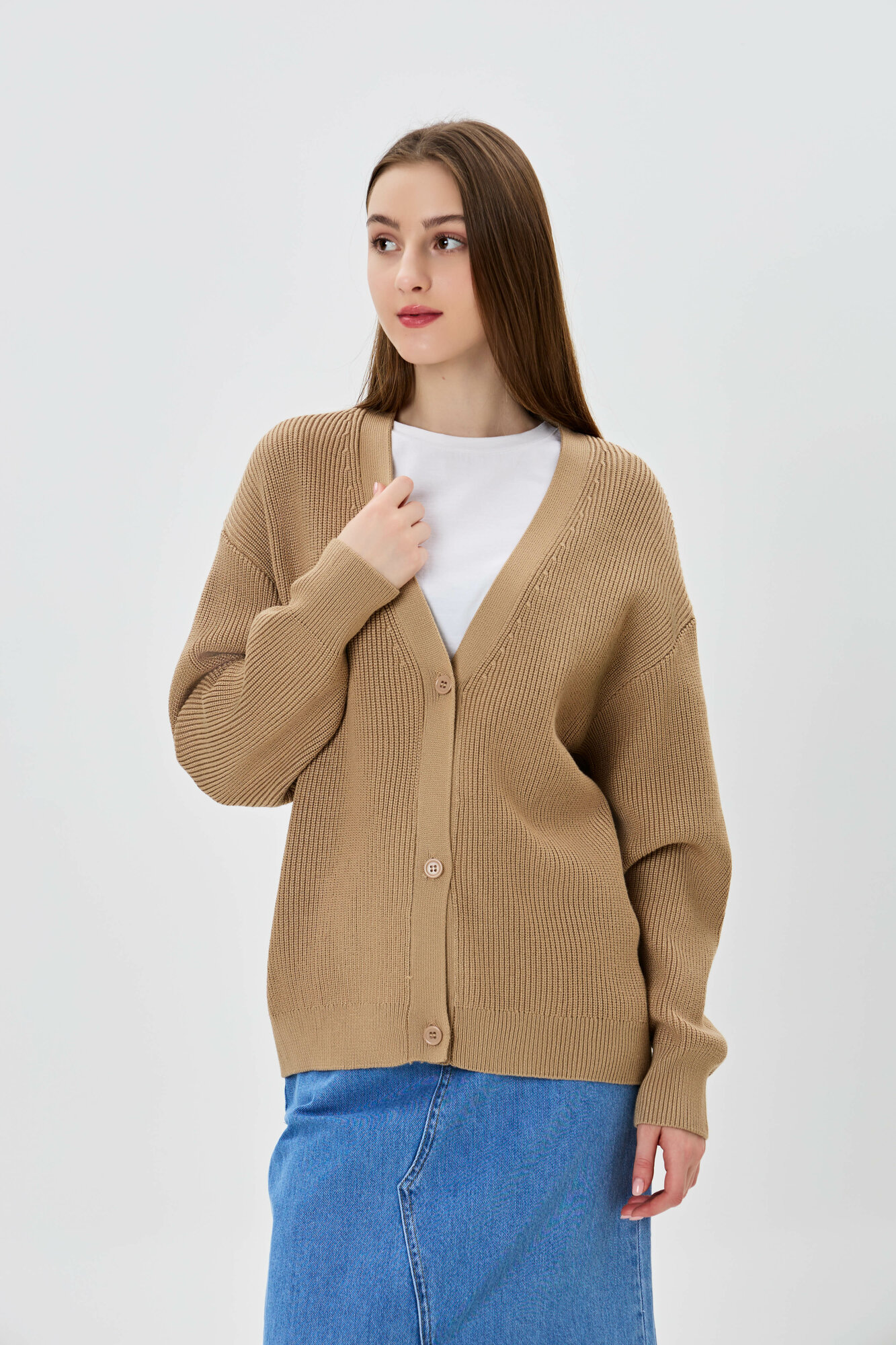 Кардиган TERRA PRO, размер XL, camel — фото 1