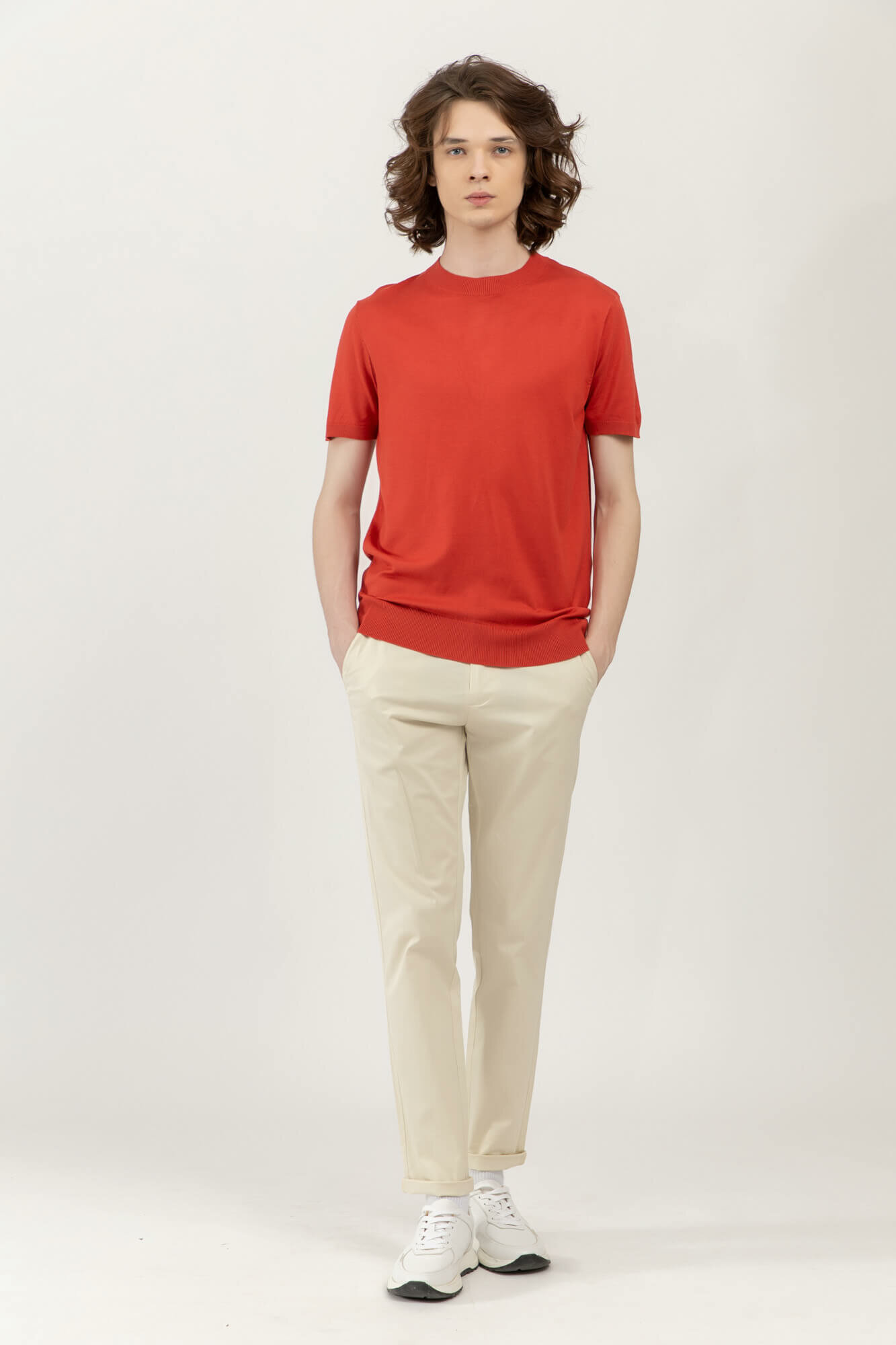 Брюки чинос TERRA PRO, размер 33, белый — фото 1