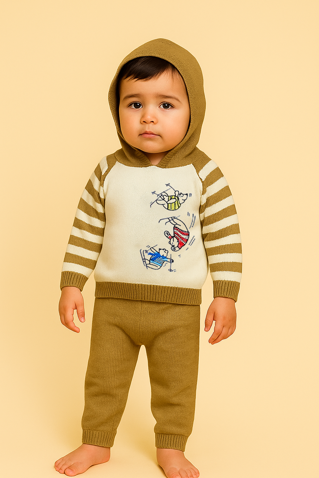 Комплект одежды Gunesh Line Textile, размер 1-3 года, коричневый