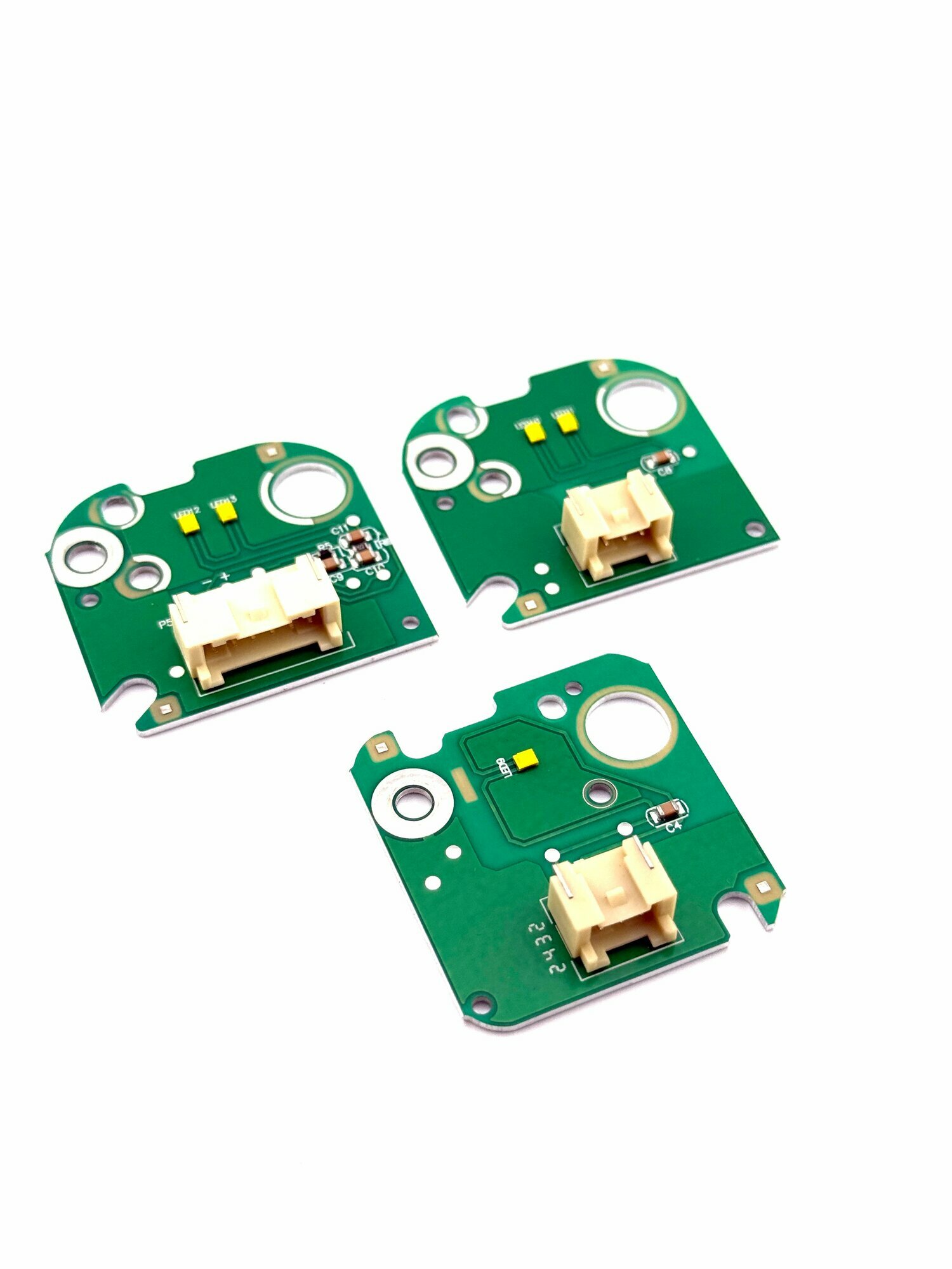 Платы ДХО для BMW 3 LCI F30 F35 2015-2019 LED без AFS Лимонные Желтые Ангельские Глазки / комплект 3 шт. Светодиодные фары