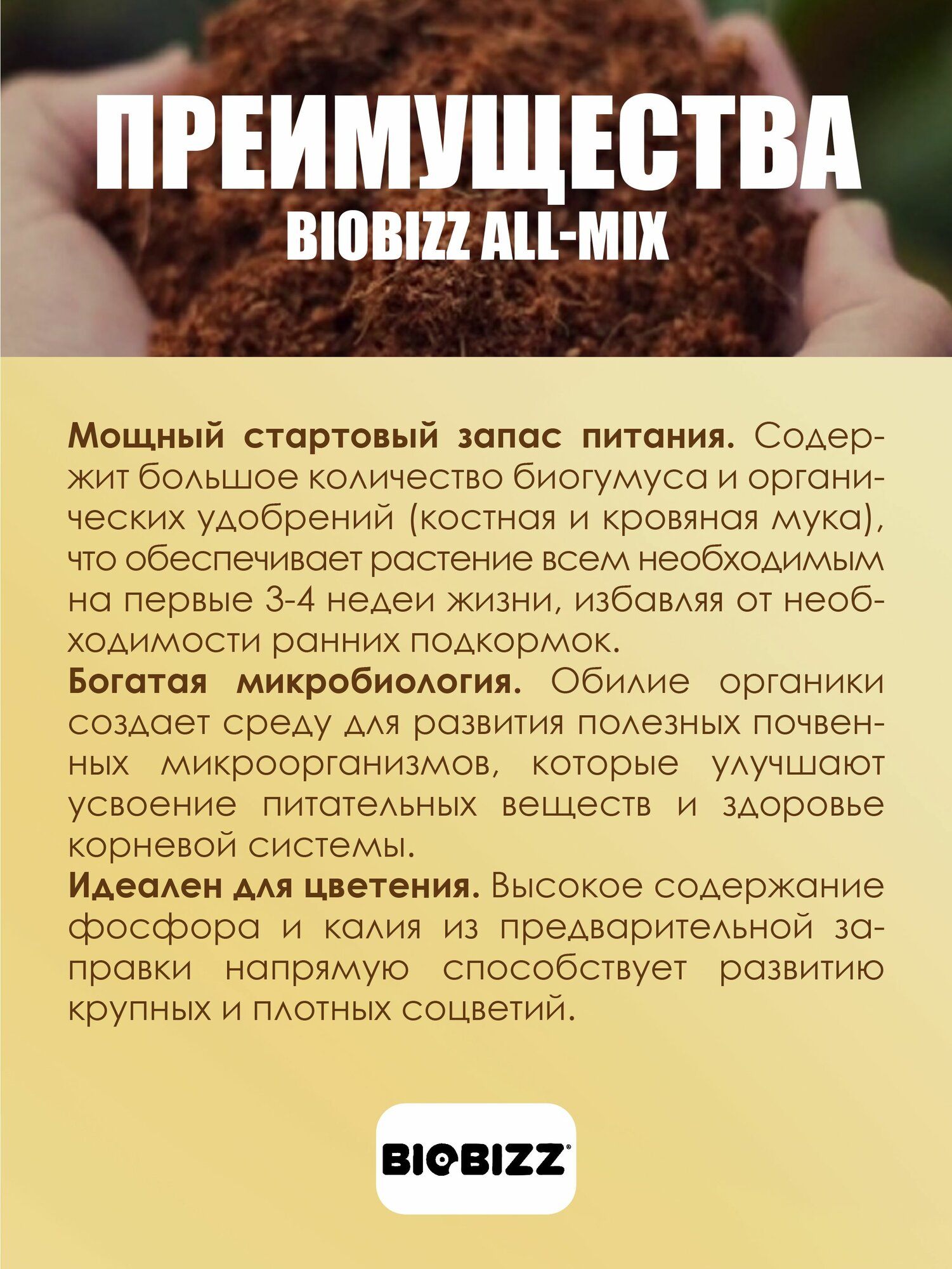 Субстрат BioBizz All-Mix 20 л — фото 1