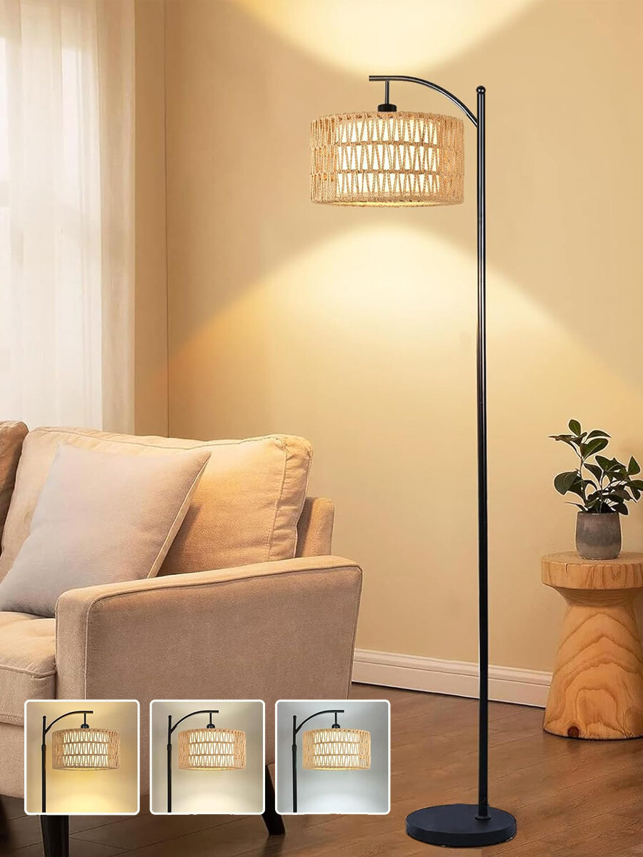 Торшер Скандинавский Угловая лампа Напольный светильник E27