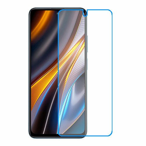 Скрин Мобайл защитный экран для Xiaomi Poco X4 GT из нано стекло 9H