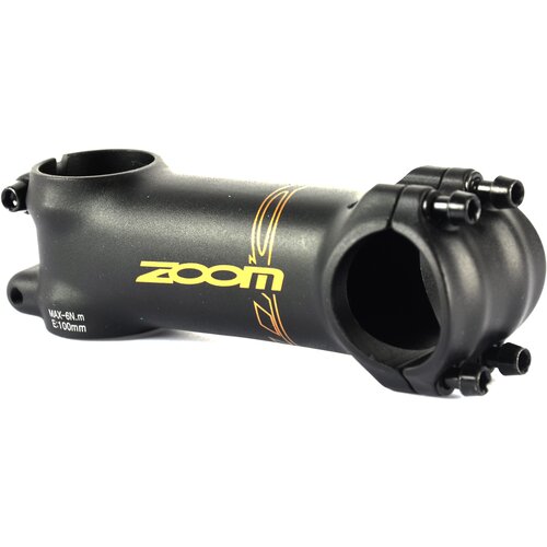 Вынос руля внешний ZOOM TDS-D610-8FOV, 1-1/8 под руль 31,8мм, угол 0 градусов, длина E-100мм, 4 болта