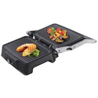 Гриль электрический Endever Grillmaster-220 / 2100 Вт / до 220 градусов / антипригарное покрытие / электрогриль с антипригарным покрытием