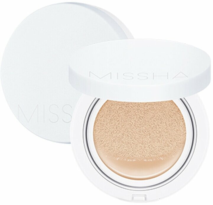 Missha Magic Cushion Cover Lasting SPF50+/PA+++ Тональный крем-кушон для лица NO.21/LIGHT BEIGE, 15гр