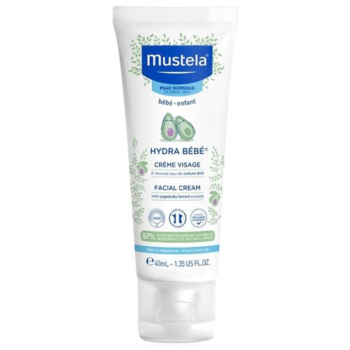 Mustela, Baby, смягчающий крем для лица Stelatopia, 40 мл (1,35 жидк. Унции)