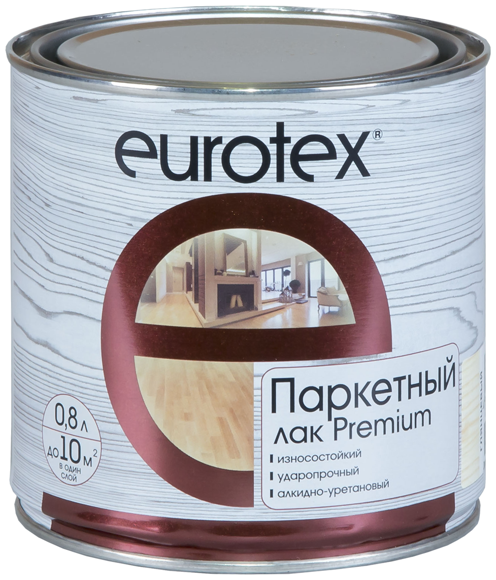 Паркетный лак EUROTEX Premium (глянцевый / 0.8л.)