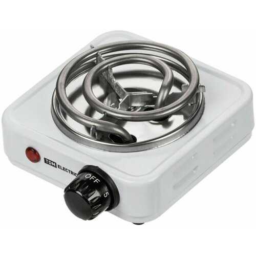 Плита электрическая TDM Electric ЭПС1 мини 500 Вт 1 конфорка спираль механическая переключатель поворотный 230 В белая 224100₽