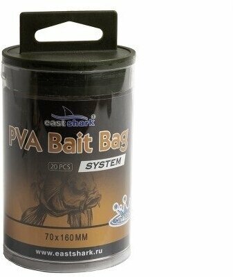 ПВА пакет Eastshark PVA Bait Bag System 80*190 mm (20 шт./уп.)